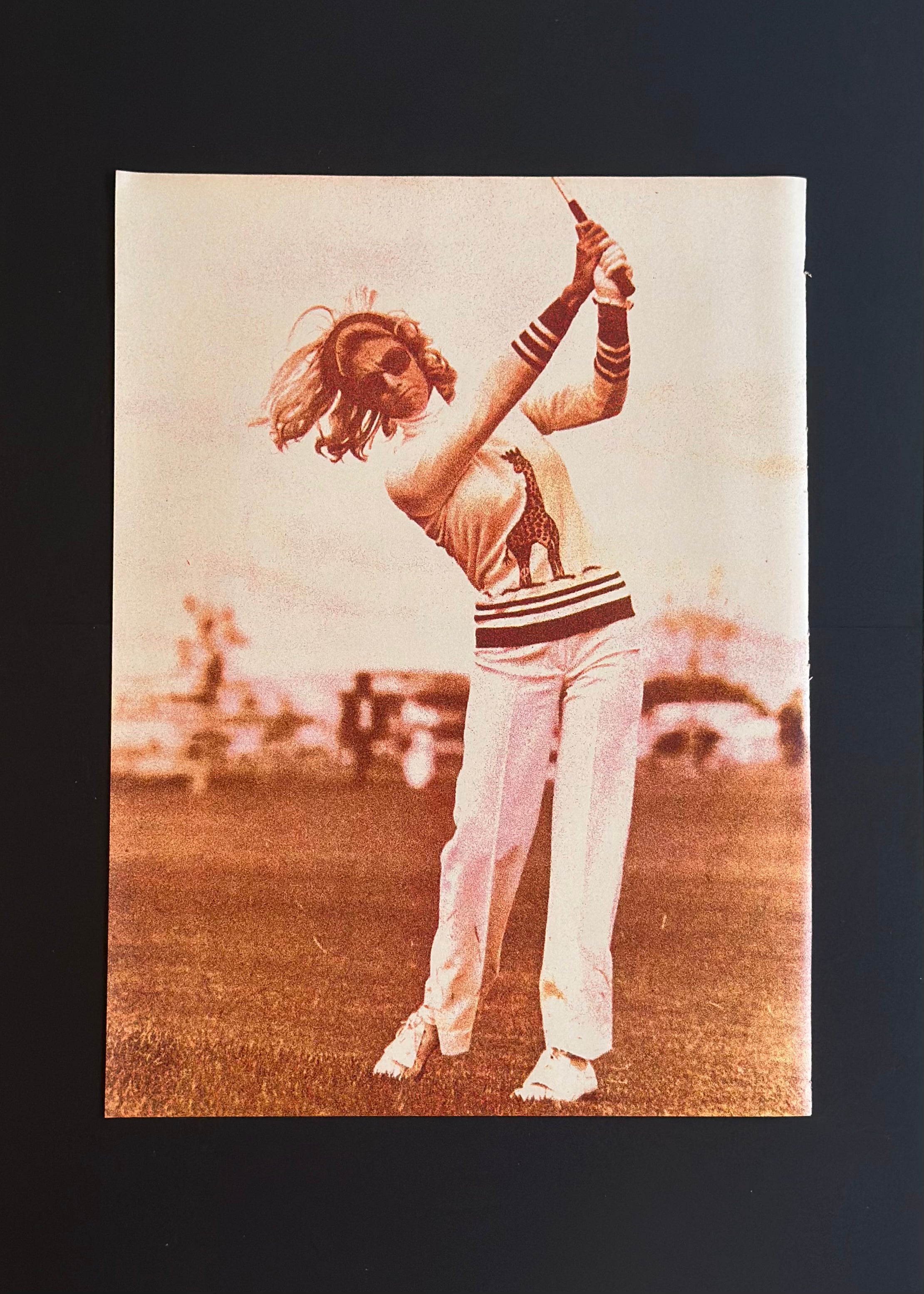 Judy Rankin – 1970s Golf Style Print