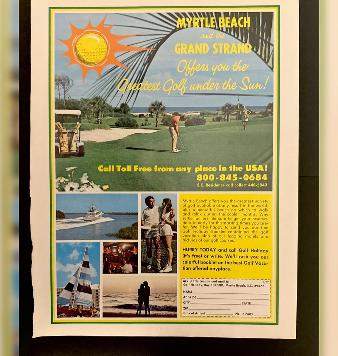 Myrtle Beach and the Golf Strand c. 1976