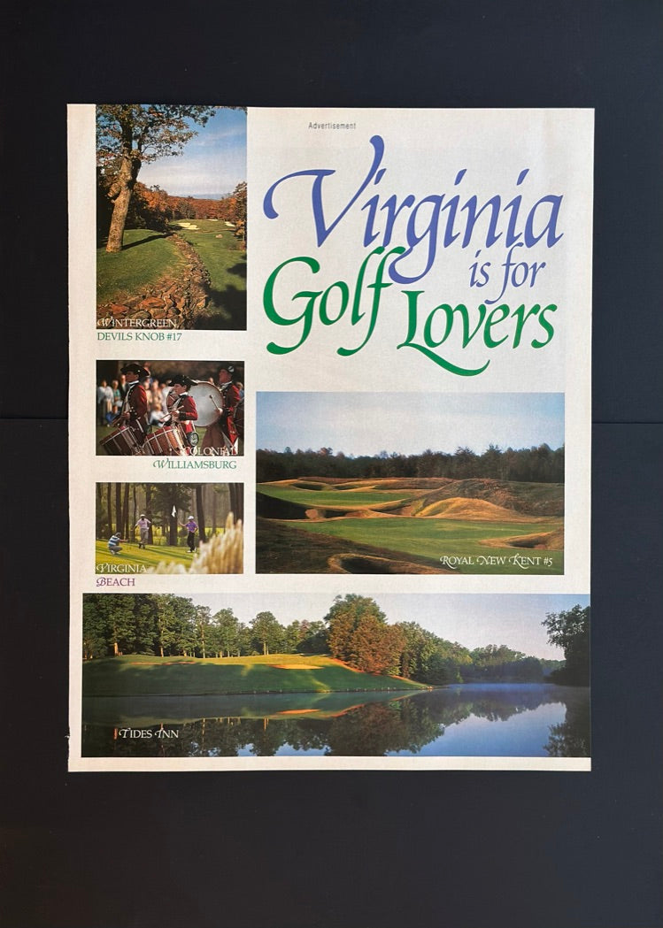 Virginia is for Golf Lovers – 1980s