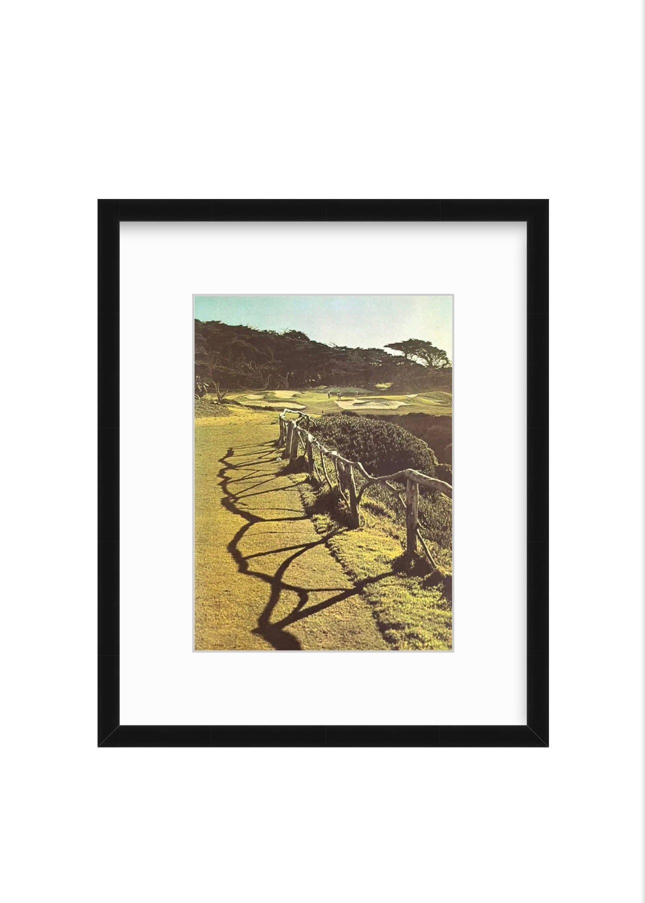 Vintage Golf Course Photo – Pebble Beach 7th (1970s)