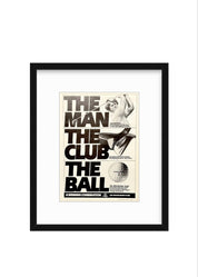 Vintage Golden Ram Golf Ad – “The Man. The Club. The Ball.” (1970s)