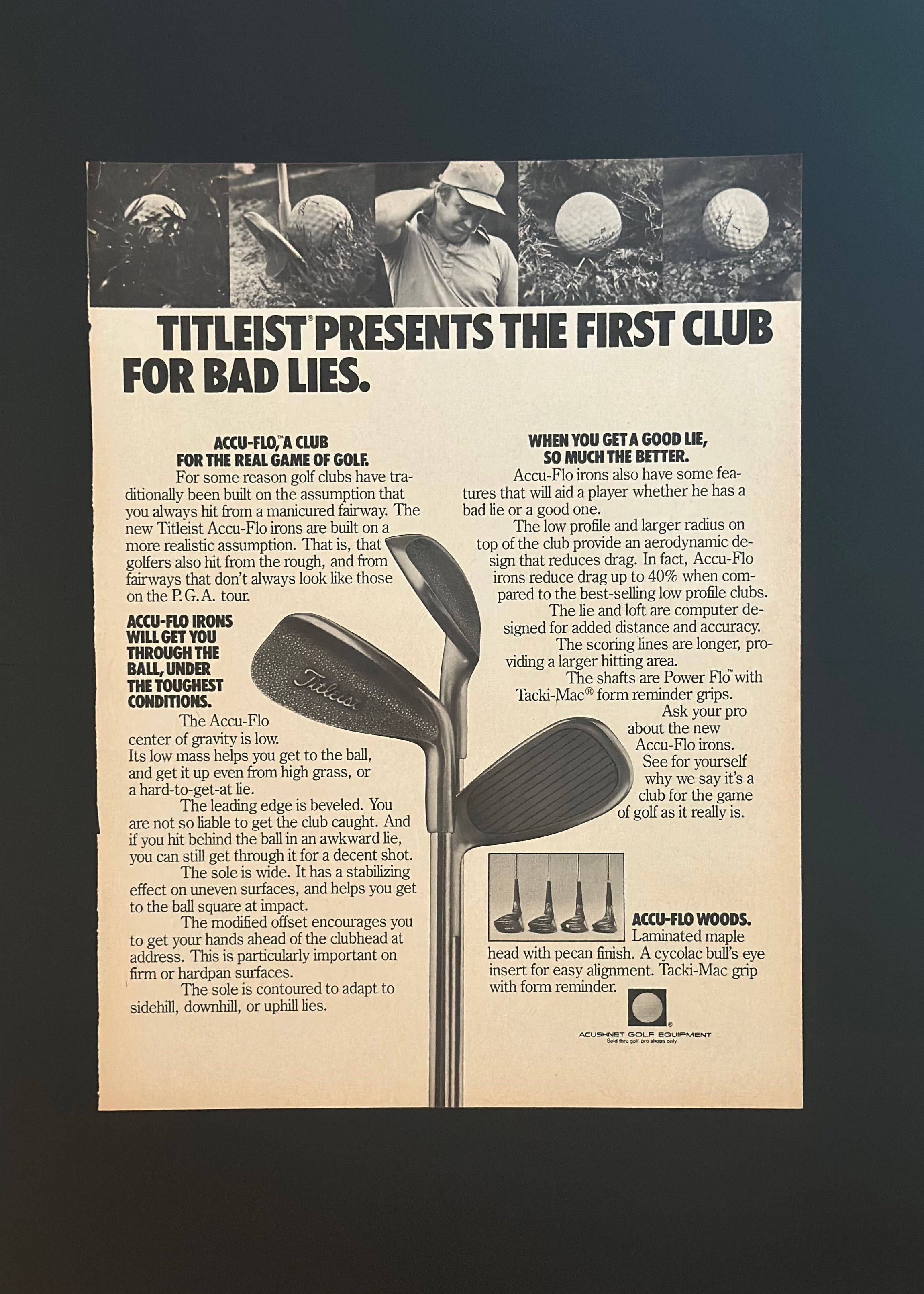 “The First Club for Bad Lies” (1970s)
