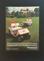 E-Z-GO – Boca Raton Golf Car Ad (1979)