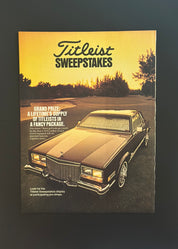 Titleist & Cadillac Sweepstakes – 1979