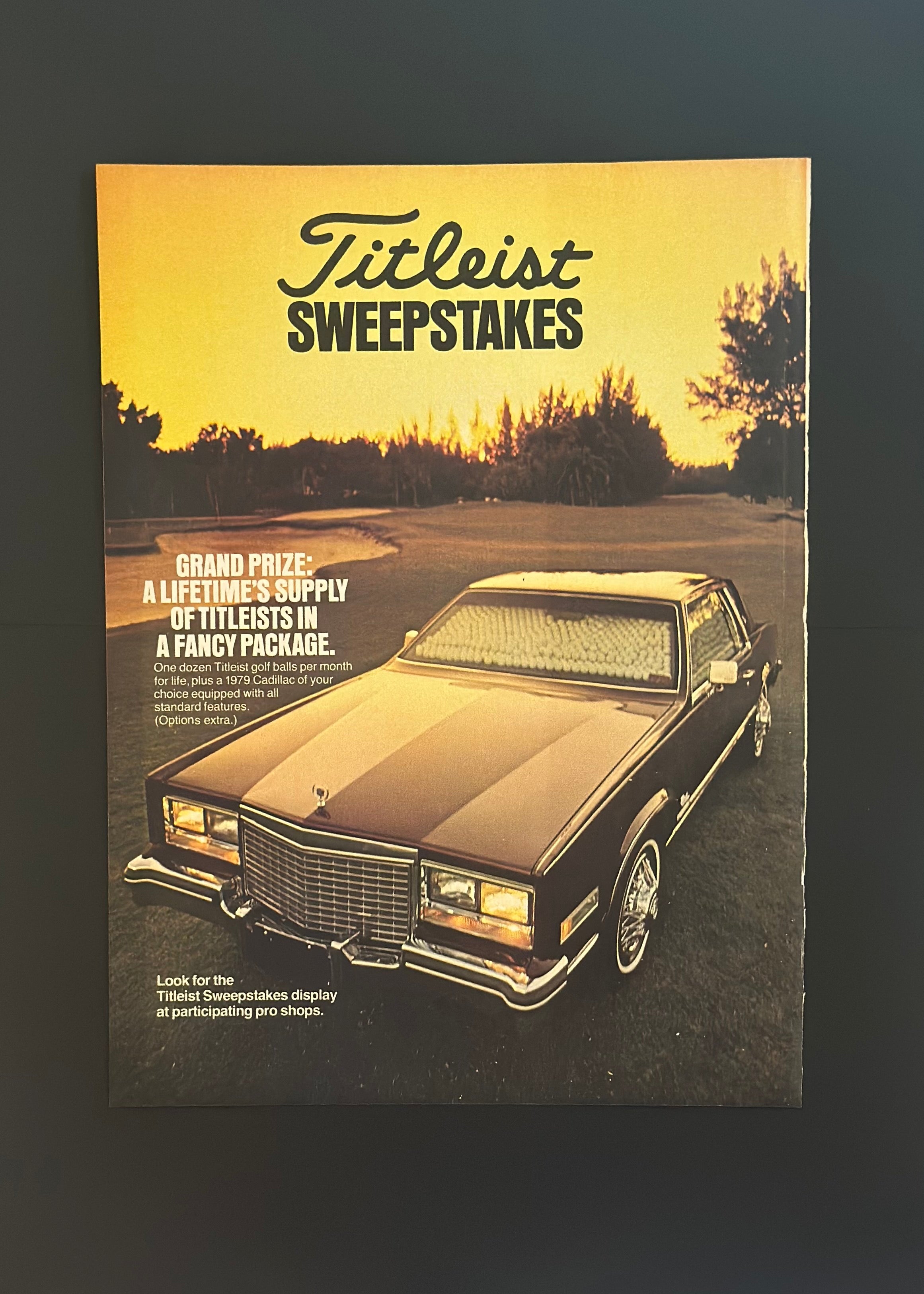 Titleist & Cadillac Sweepstakes – 1979