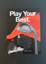 PING Zing 2 – "Play Your Best" Vintage Golf Ad