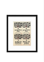 Titleist – “#1 Ball in Golf” Quad Panel Ad (1970s)
