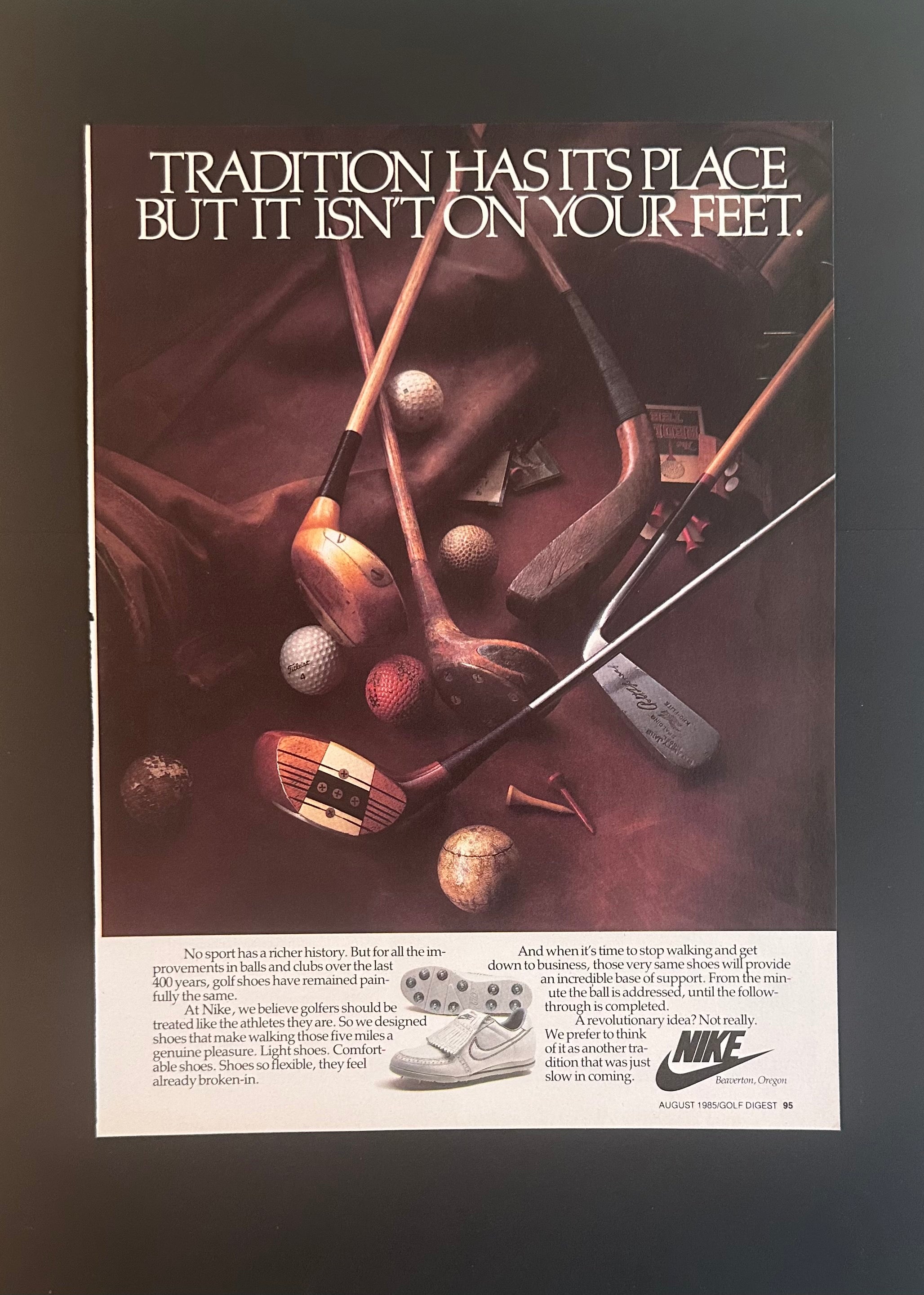 Nike Golf Shoes – “Tradition Has Its Place”