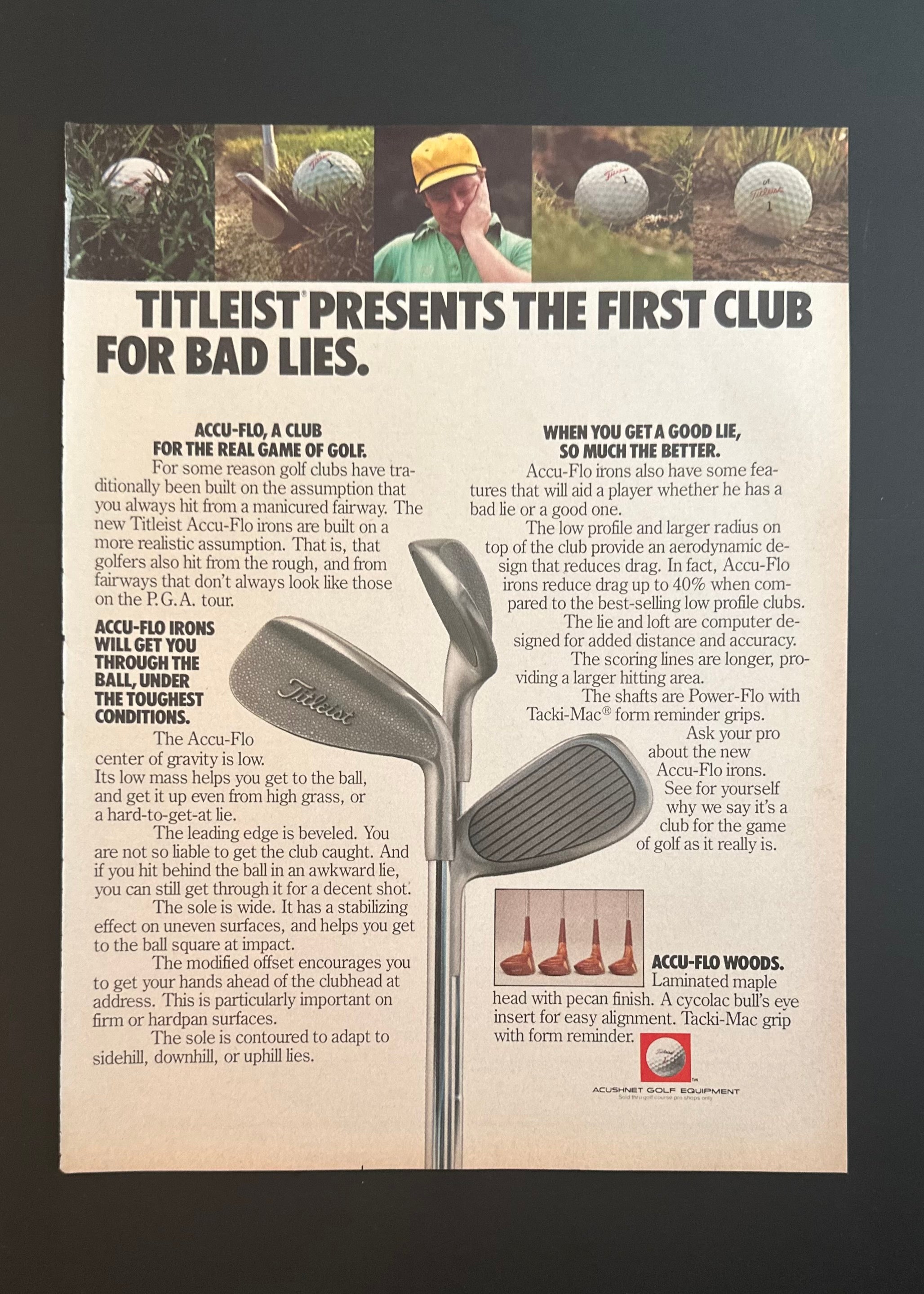 Titleist Accu-Flo – “The First Club for Bad Lies” (1979)