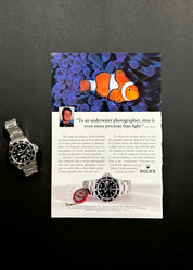 “Time is Even More Precious Than Light” – Vintage Rolex Submariner Ad