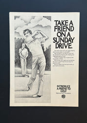 “Take a Friend on a Sunday Drive” - 1970s