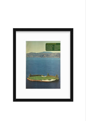 Coeur d'Alene Floating Green – Vintage Promotional Ad (SOLD)