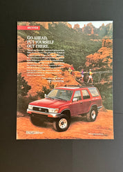 Vintage Toyota 4Runner Ad – “Put Yourself Out There” (1990s)