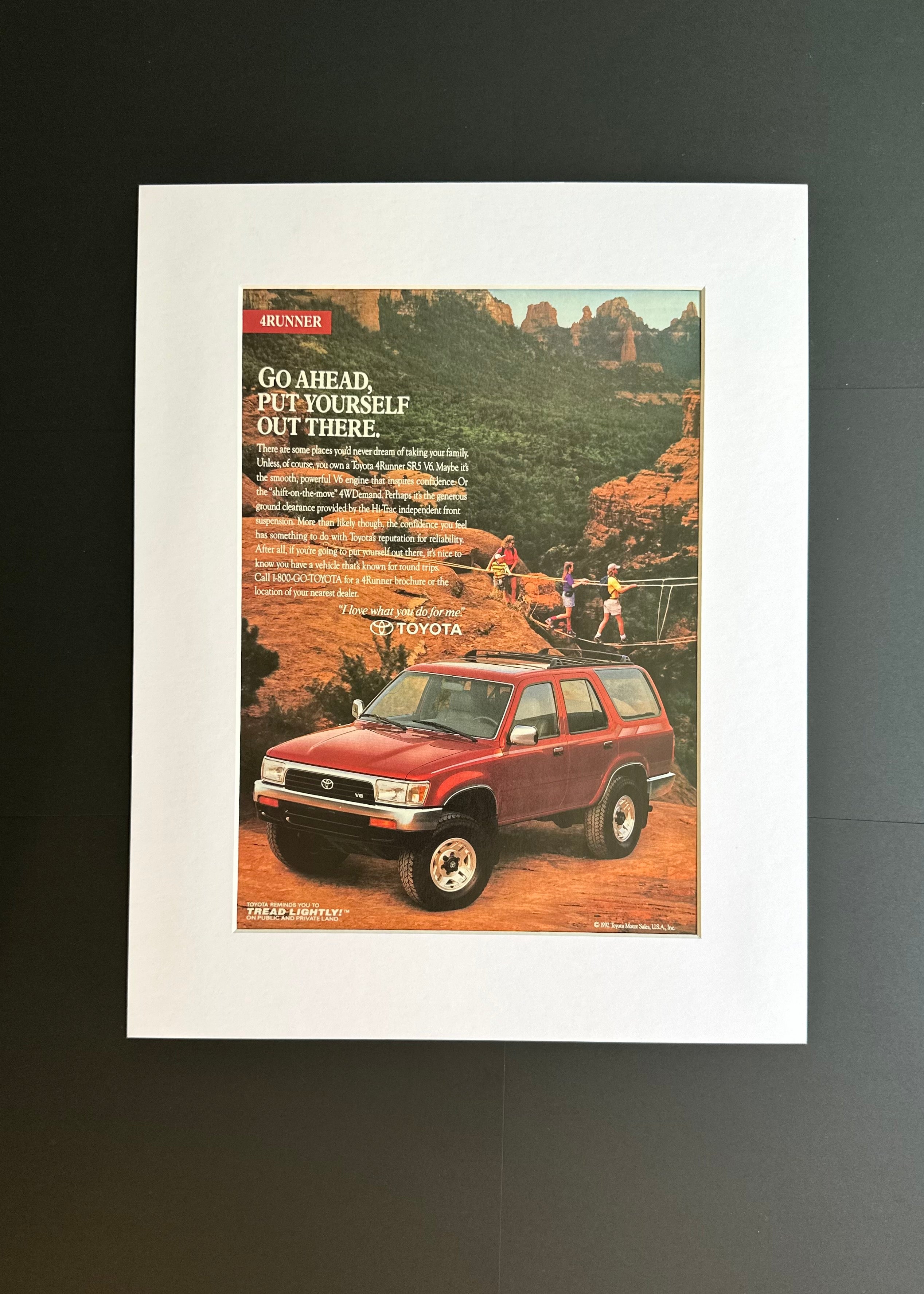 Vintage Toyota 4Runner Ad – “Put Yourself Out There” (1990s)