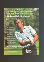 TaylorMade Metalwood – “What are you waiting for?” (1980s)