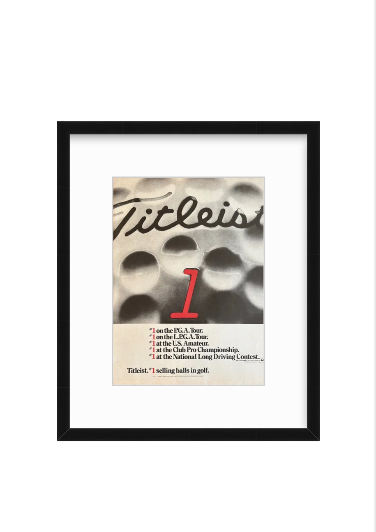 Titleist – No. 1 Ball in Golf (SOLD)