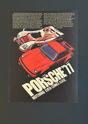 Vintage Porsche Ad – 1977 Turbo Carrera