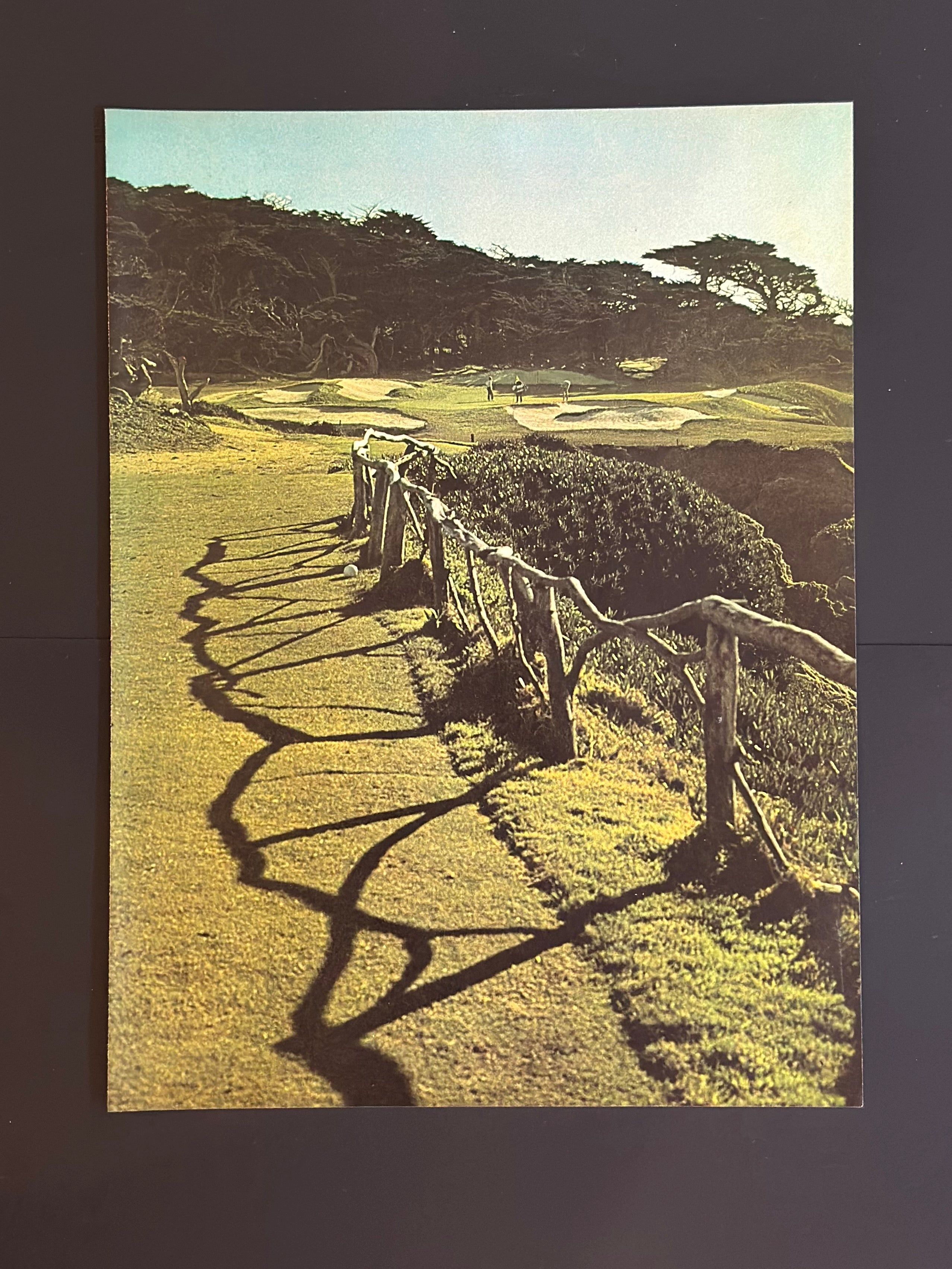 Vintage Golf Course Photo – Pebble Beach 7th (1970s)
