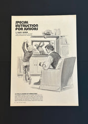 Special Instruction for Juniors c. 1977