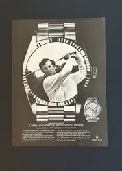 Rolex x Hubert Green – 1970s Ad