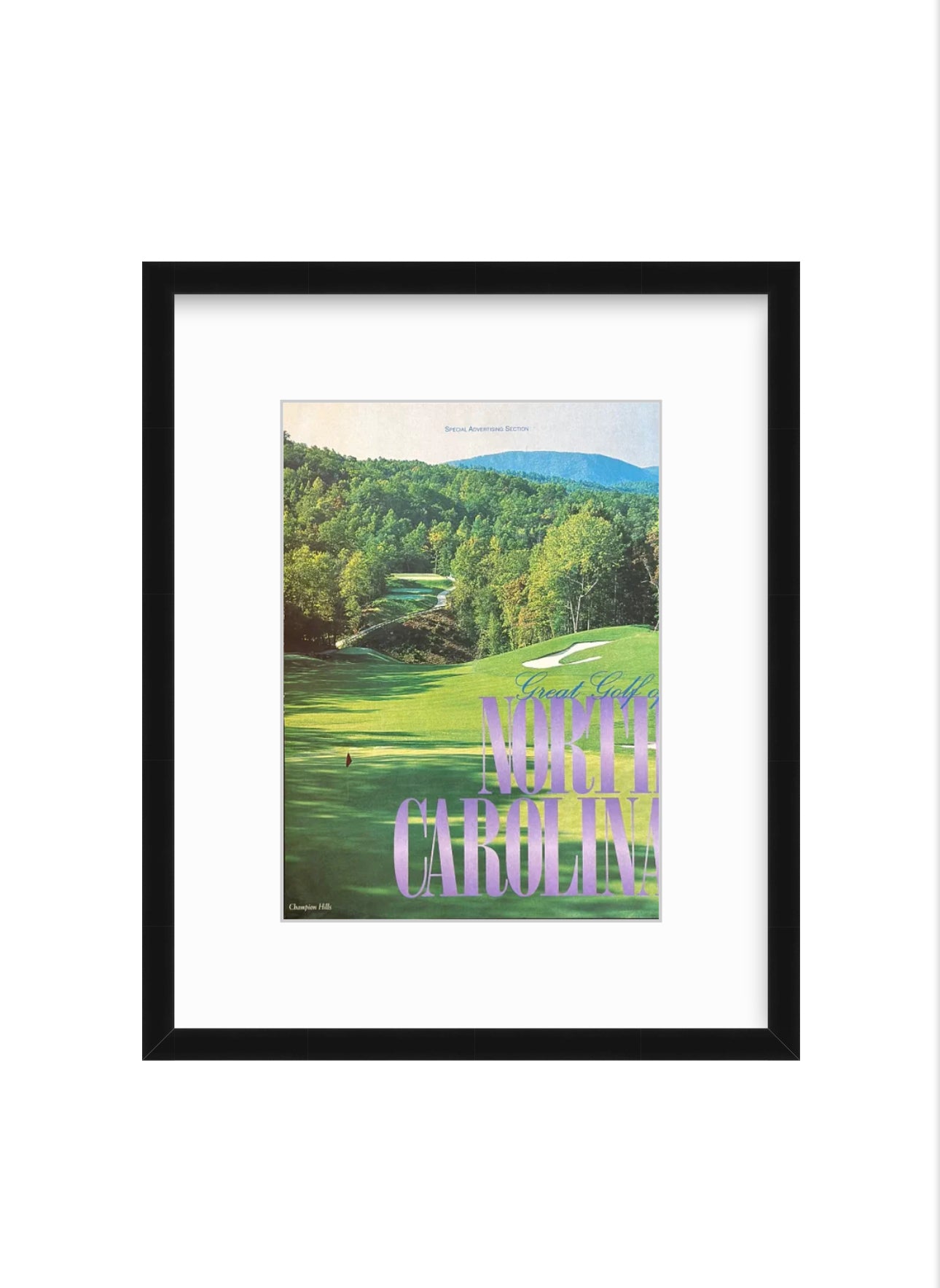 Great Golf of North Carolina – Champion Hills Ad - 1980s