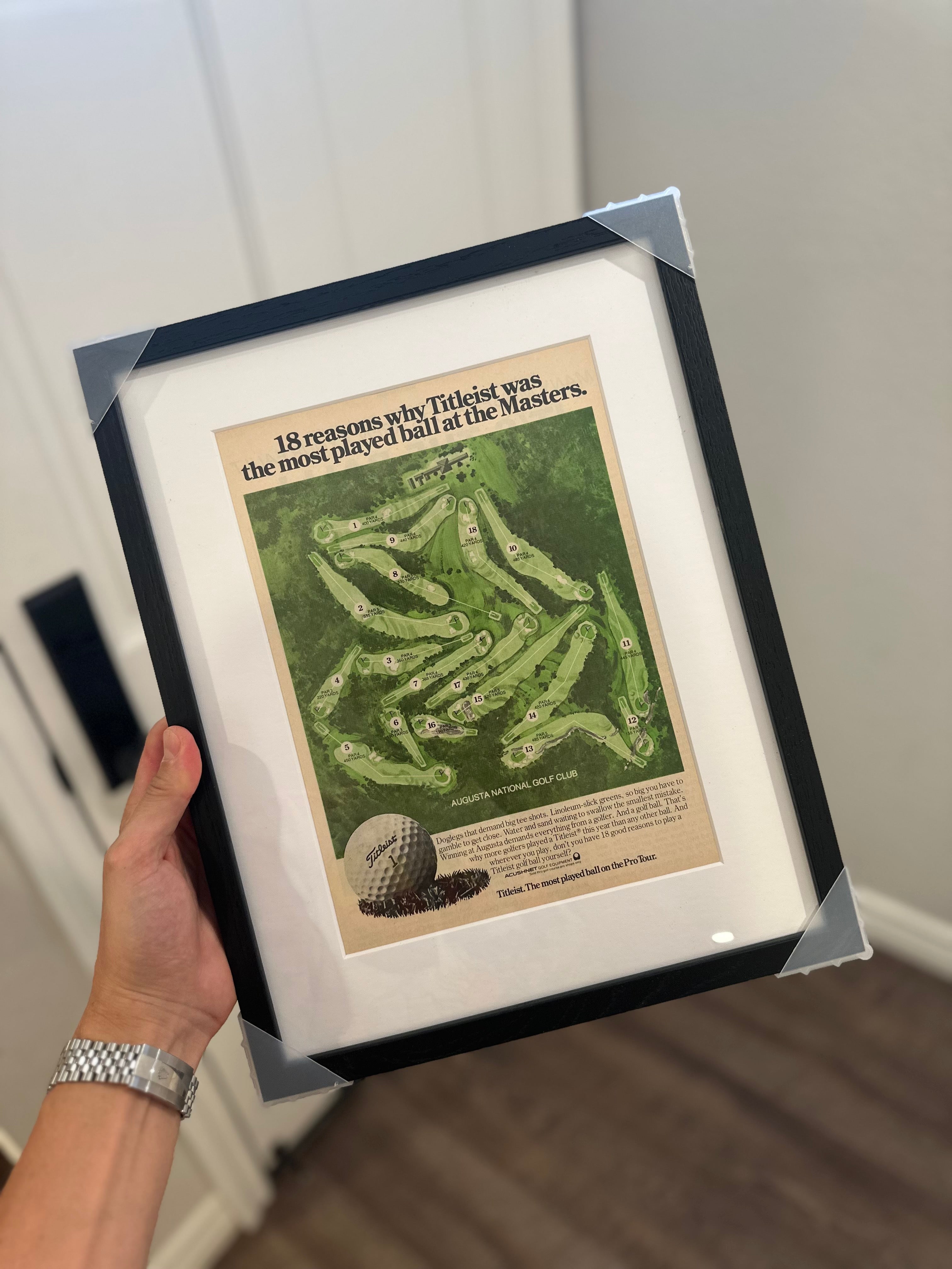 Titleist – “18 Reasons” Masters Ad (SOLD)